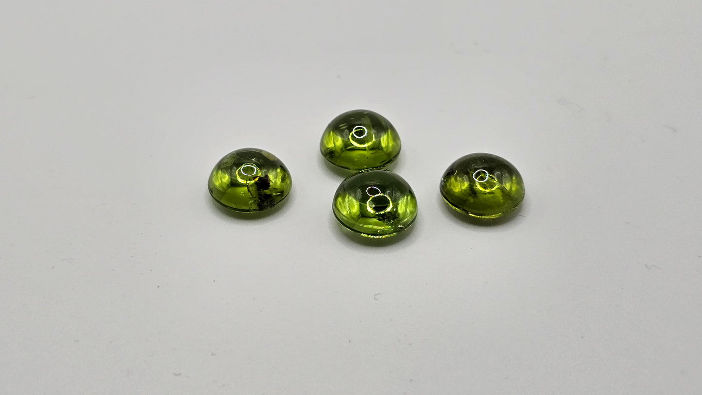 Peridot Cabouchon 4er Set