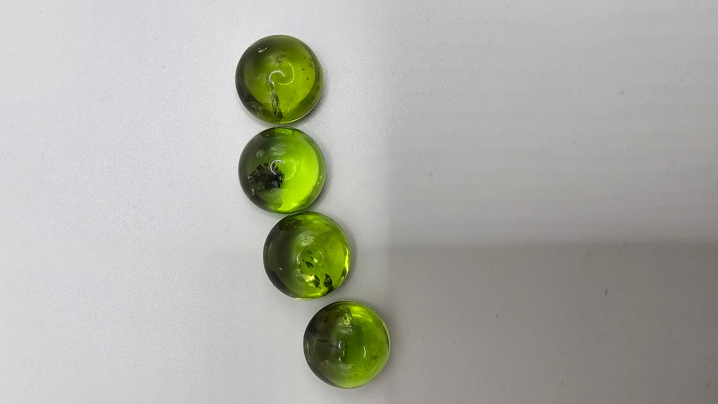 Peridot Cabouchon 4er Set